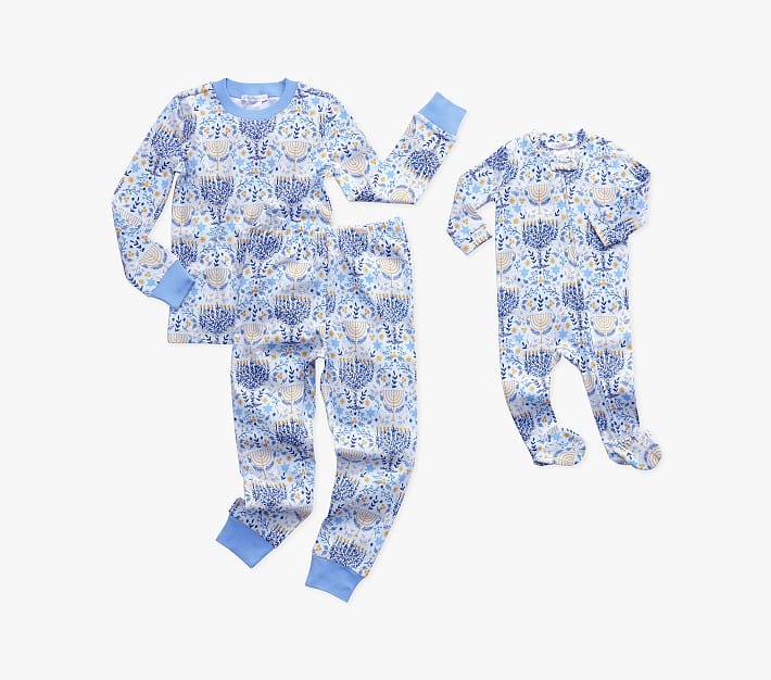 rifle paper co hanukkah organic family pajama collection o Motherly