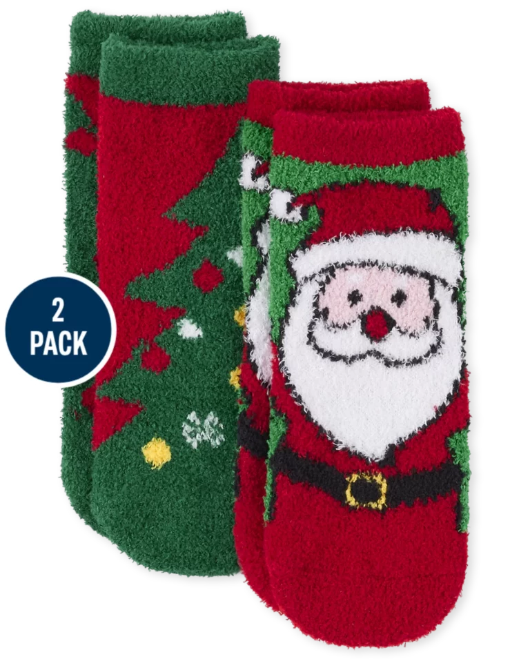 santa cozy socks