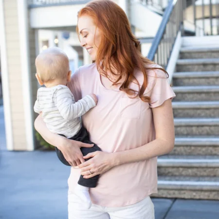 Kindred Bravely Everyday Nursing & Maternity T-shirt Navy – Baby & Me  Maternity