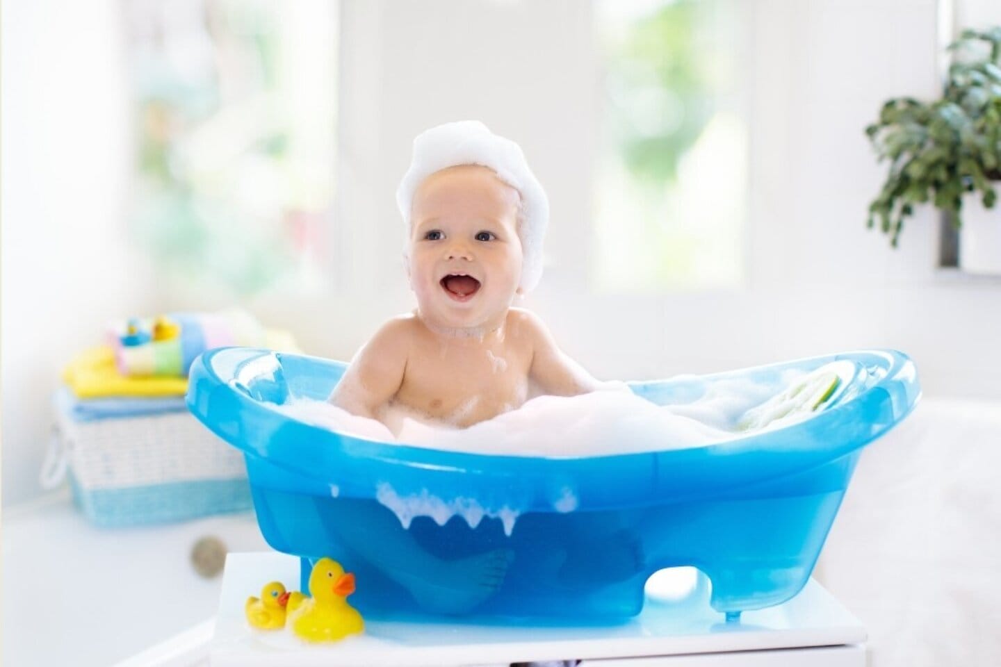 Baby in a bath