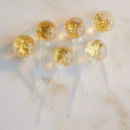 Edible gold lollipops