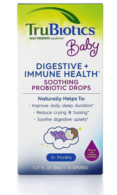 TruBiotics Soothing Probiotics Drops for Digestive + Immune Health for Babies