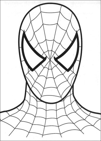 spider man coloring images