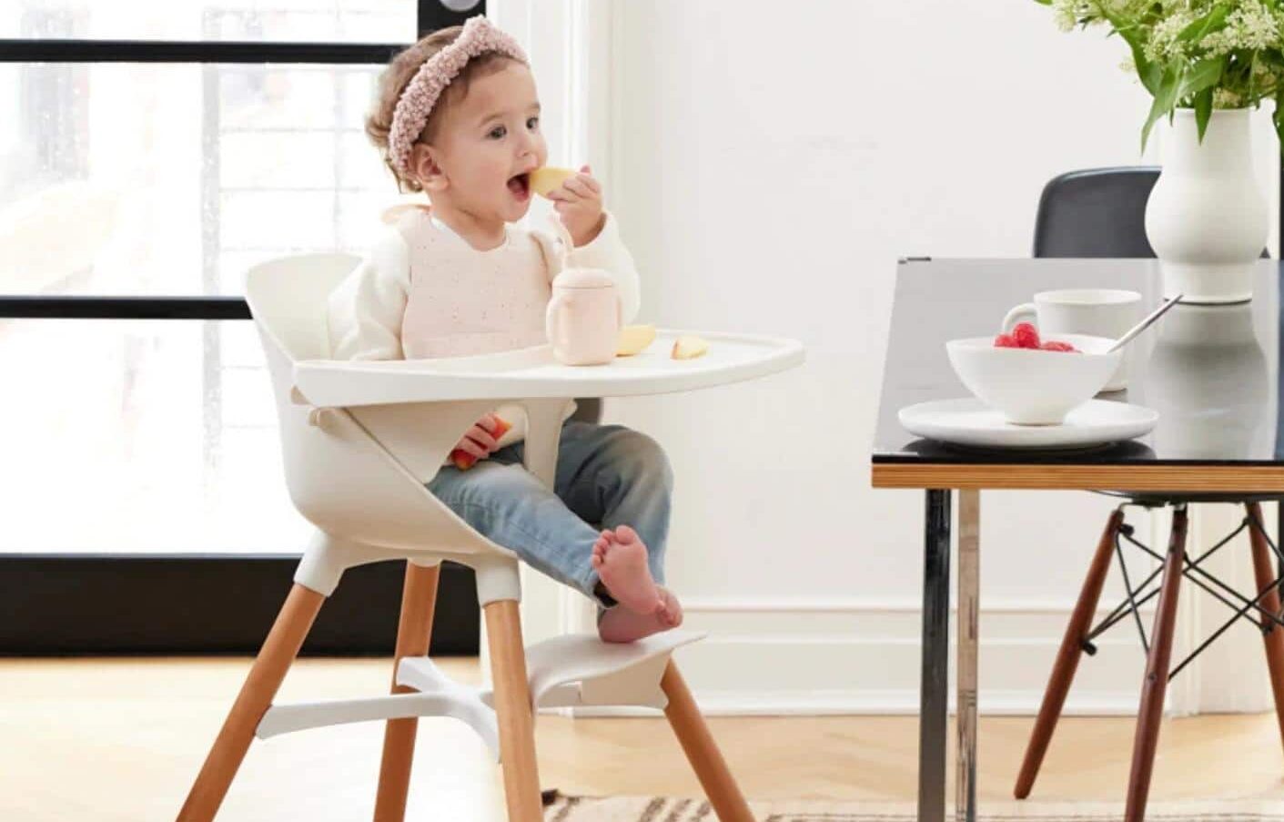 Lalo High Chair in Coconut