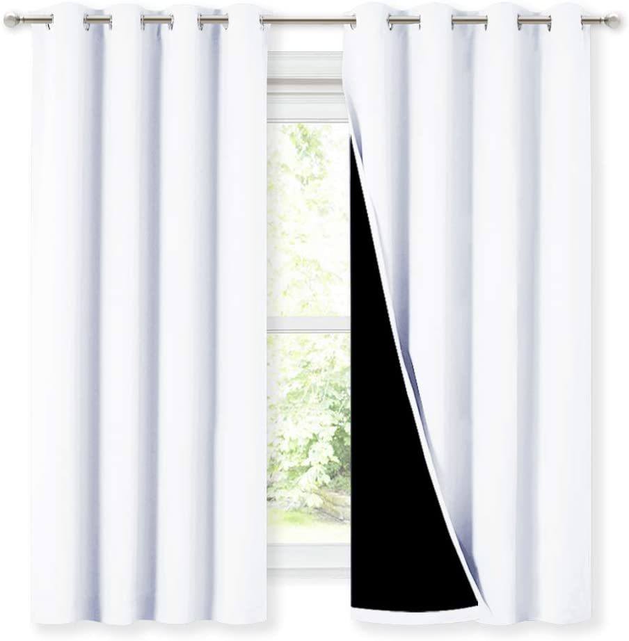 Nicetown Blackout Lined Curtains