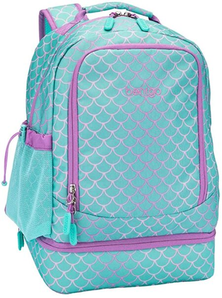 Thermos Kids' Soft Lunch Kit/Insulated Lunch Box,Mermaid,2021 Edition, Back  to School 