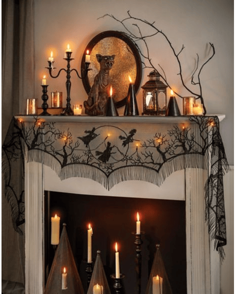 Hocus Pocus Light-Up LED Mantel Scarf