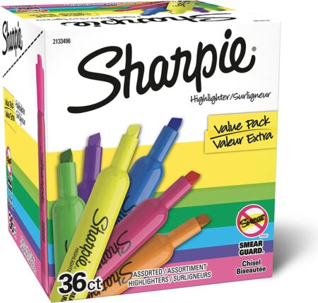 Sharpie Tank Highlighters, Chisel Tip