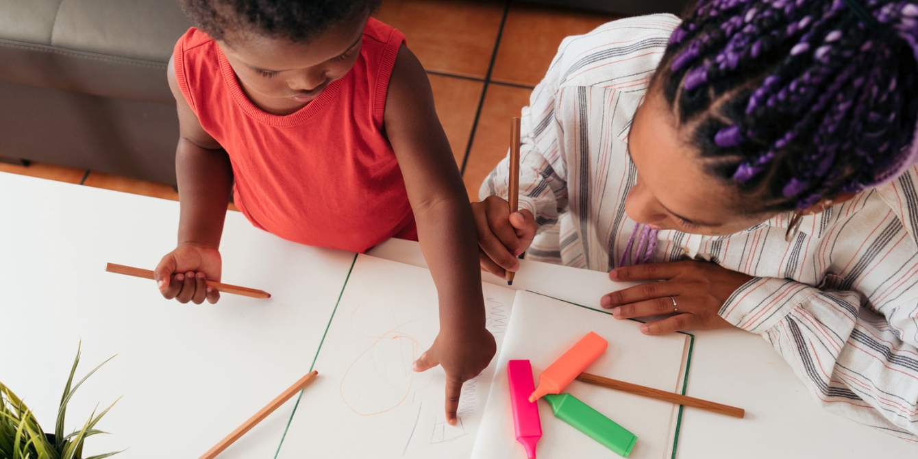 child playing who is redshirted in kindergarten because of his age and maturity