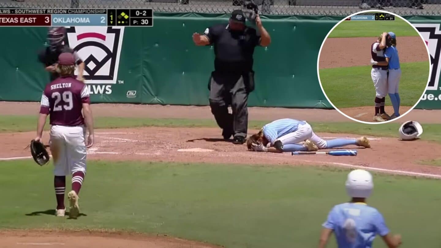 This Little League World Series hug after a batter was hit in the head is  perfect sportsmanship 