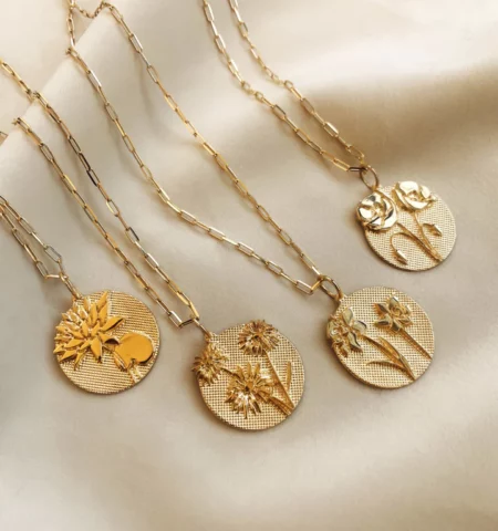 October EverBloom Birth Flower Necklace