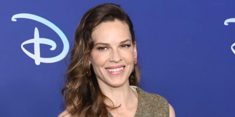 Hilary Swank on Disney red carpet event