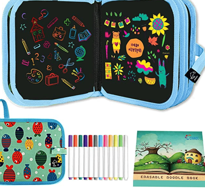 Erasable Doodle Book for Kids, road trip activities