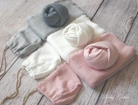 newborn waffle wrap sets, perfect for newborn pictures