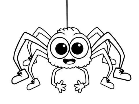 minecraft spider coloring pages