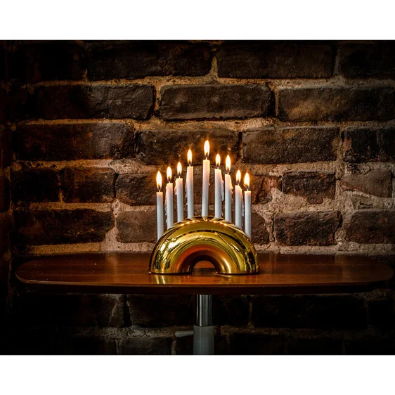 Modern Mensch Nosh Menorah