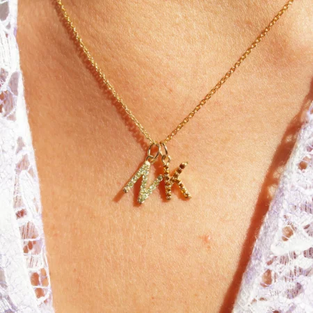 Charm Necklace - Willow Tag Initial Necklace - Gold Vermeil - Gift for Mom - Push Present - Christmas Gifts for Mothers - Multi Initial Necklace