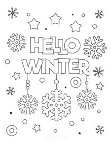 10 Cozy Winter Coloring Pages for Kids - Motherly