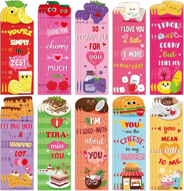 valentines bookmarks Motherly