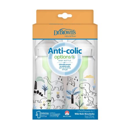 Dr. Brown’s Anti-Colic Options+™ Wide-Neck Bottles