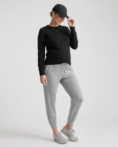 Quince Tencel Jersey Maternity Lounge Joggers