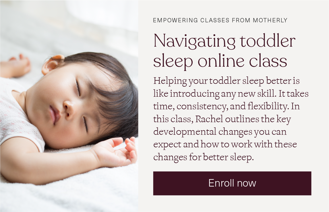 Navigating toddler sleep class