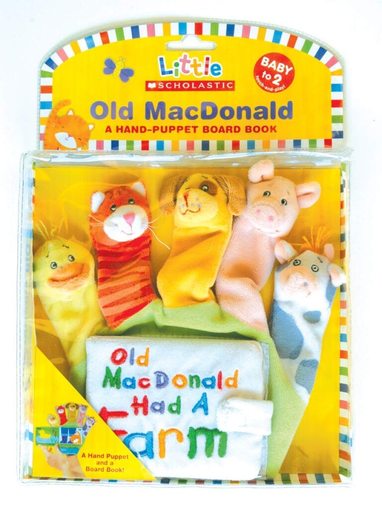 Scholastic Old MacDonald Hand-Puppet Board Book