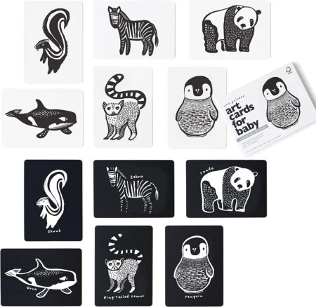 Wee Gallery Black and White Animal Flash Cards