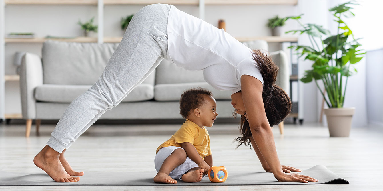 camiseta mamá yoga