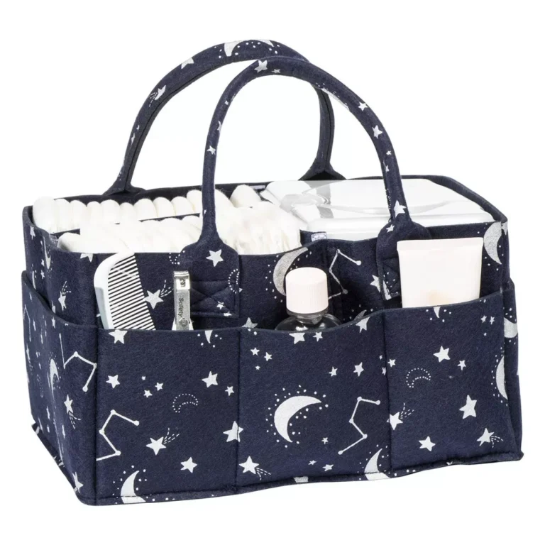 Sammy & Lou Stars-Themed Printed Felt Storage Caddy