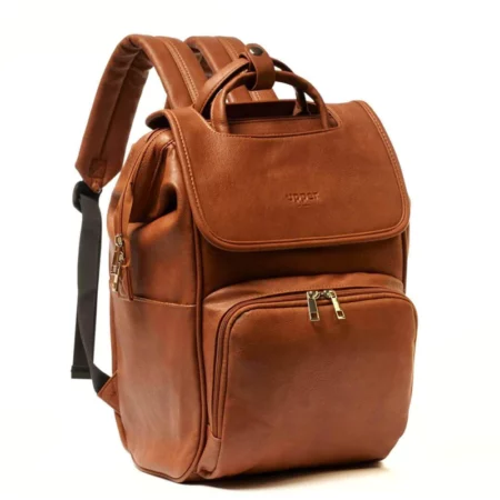 Mens leather best sale diaper bag