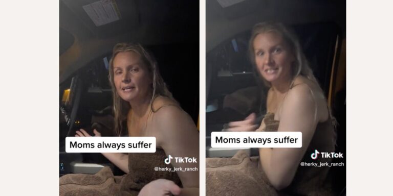 Viral TikTok of mom forgot to pack her own clothes