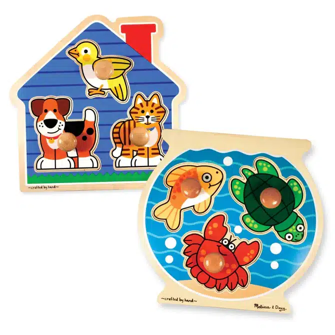 Melissa & Doug Jumbo Knob Puzzles