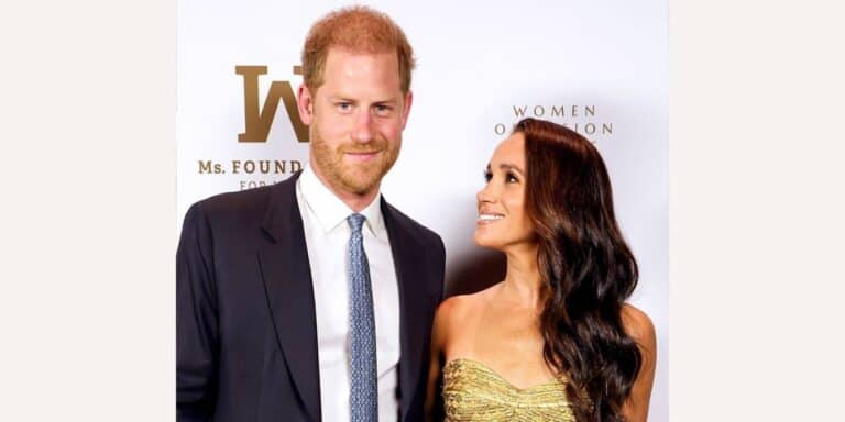 Prince Harry and Meghan Markle on red carpet 2023