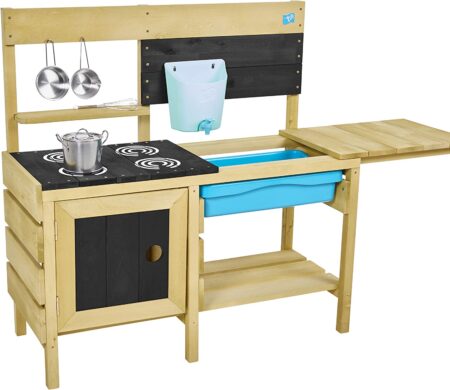 Deluxe Montessori Inspired Wooden Toy Kitchen | Large Blackboard