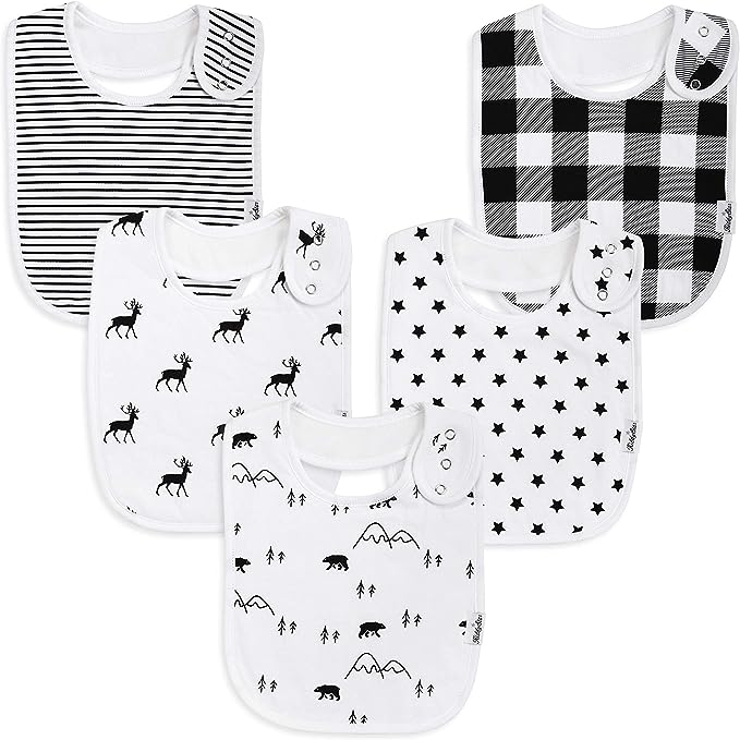 KiddyStar Premium, Organic Cotton Toddler Bibs