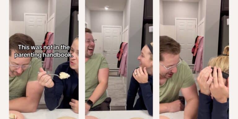 Mom and Dad crack up over funny story on tiktok