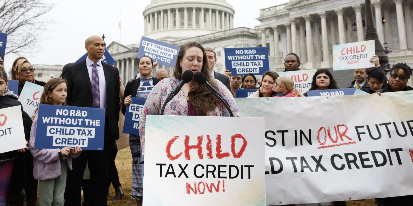 Moms Rising protests need for Child Tax Credit