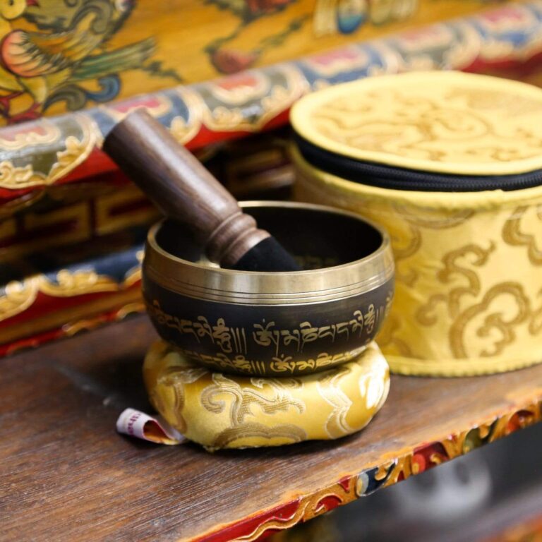 Golden Compassion Singing Bowl Set