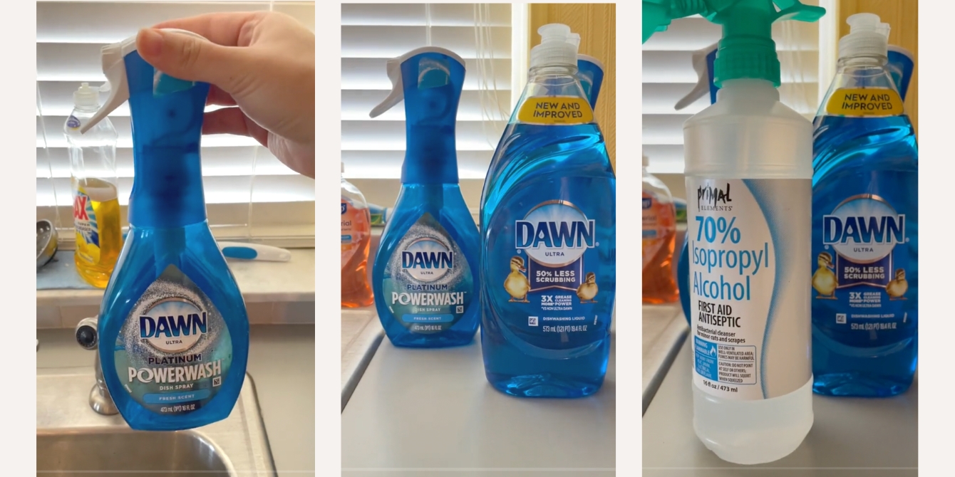 Dawn Powerwash Spray will be your cleaning agent for, well, everything