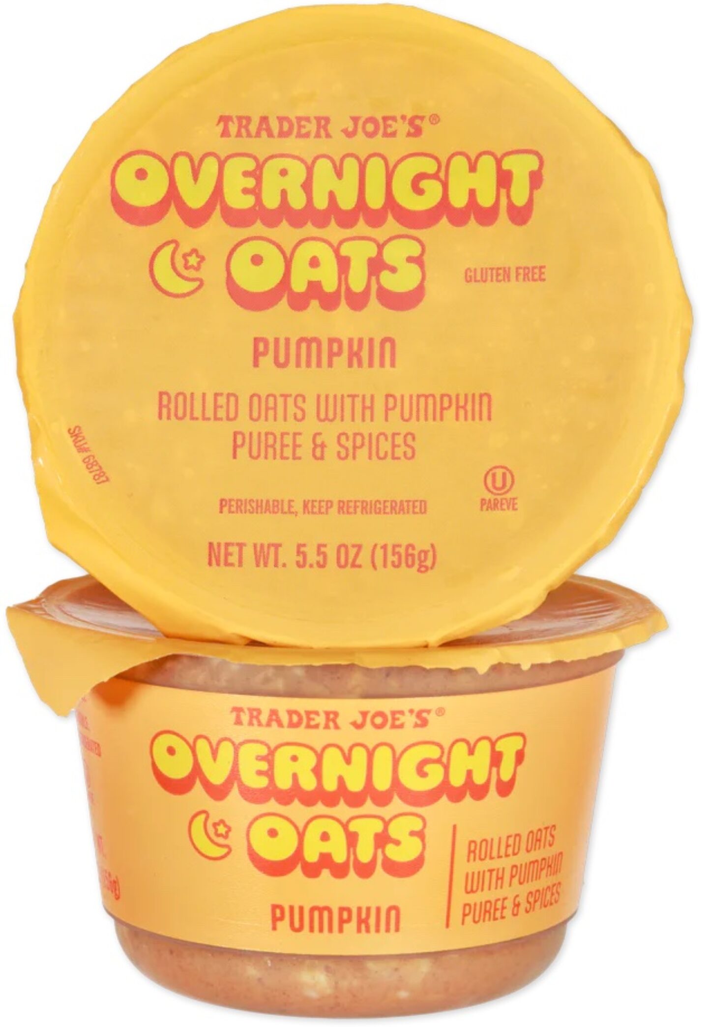 Trader Joe's Pumpkin Overnight Oats