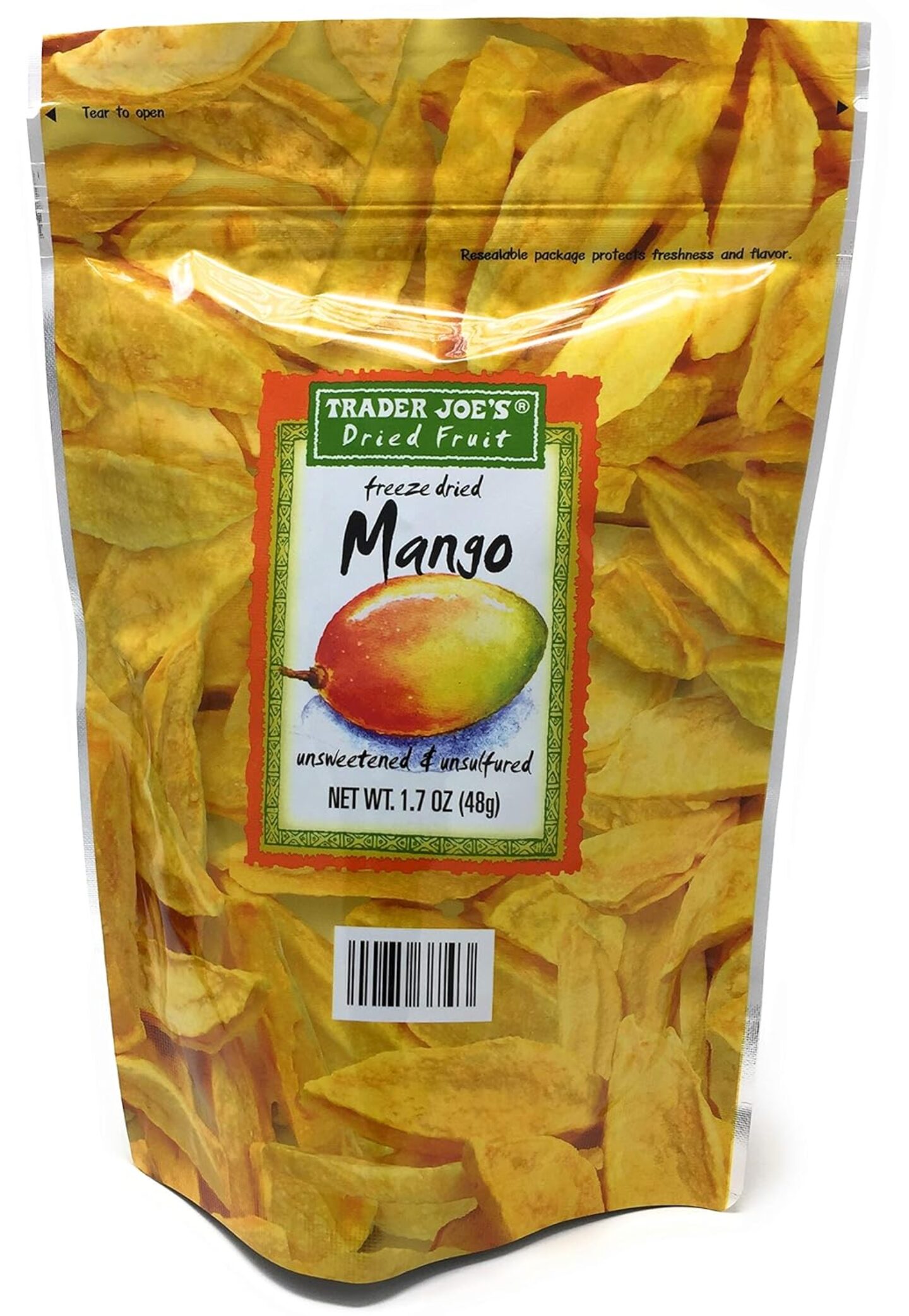 trader joes freeze dried mango pouch Motherly