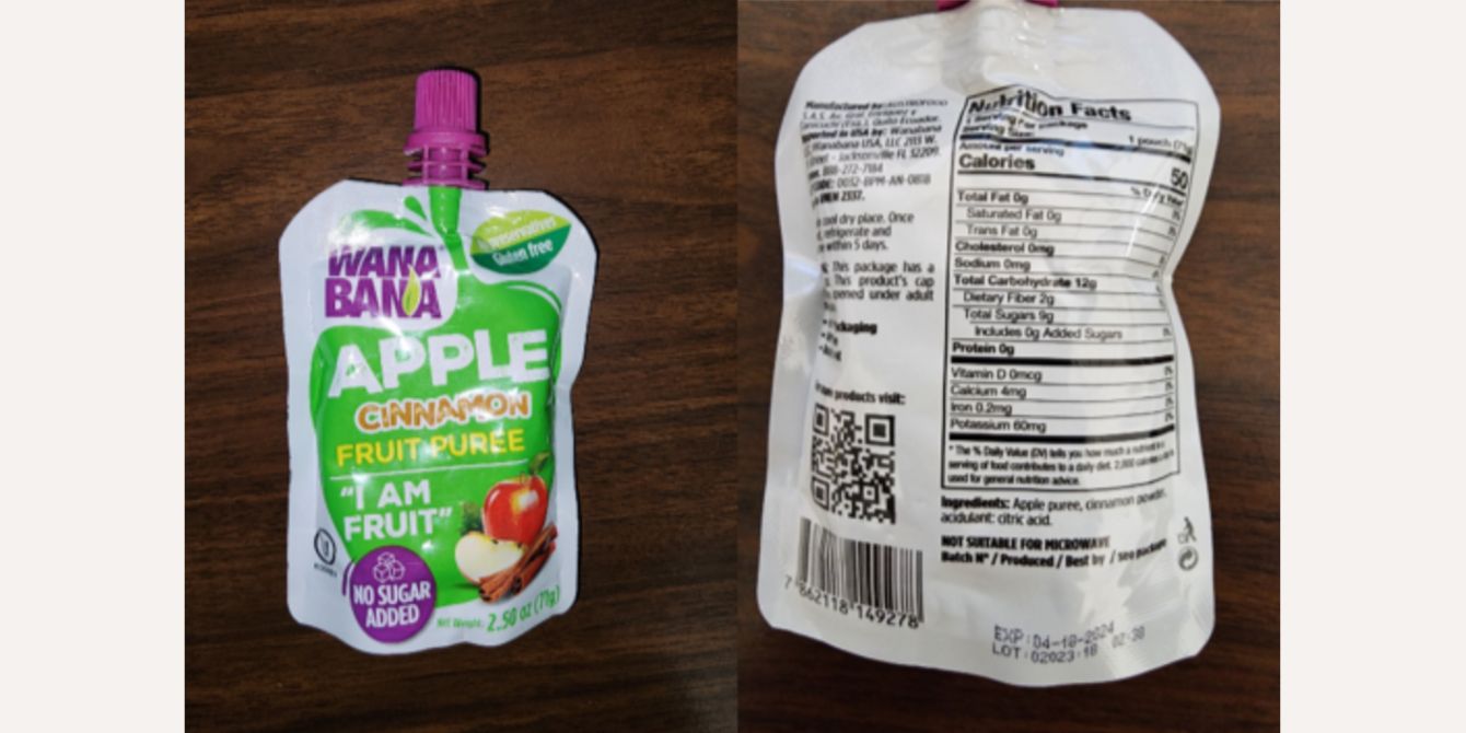 WanaBana Puree Pouch Recall Motherly