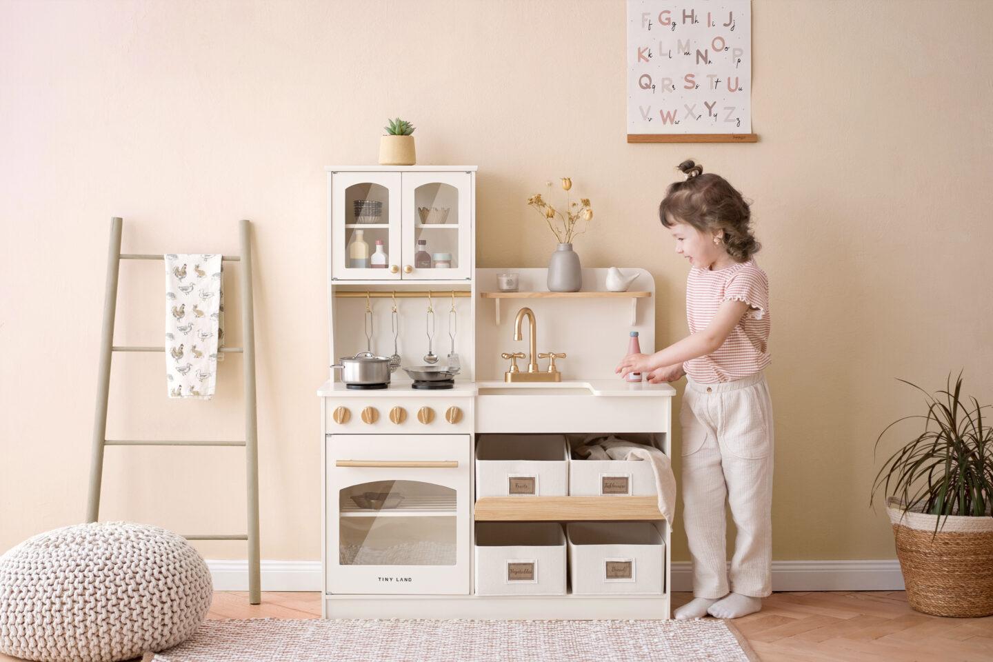 Tiny Land Montessori style play kitchen