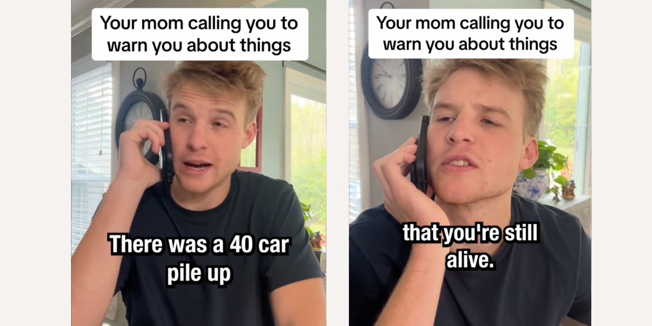 Son impersonates mom worrying on TikTok