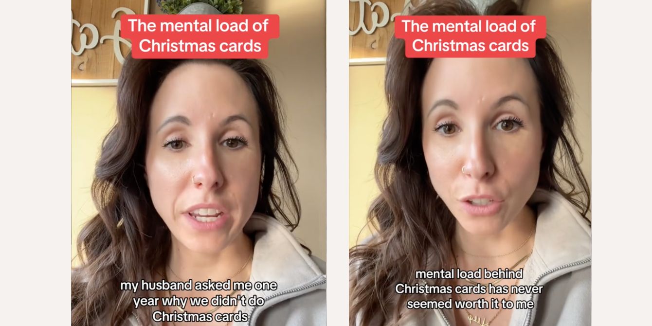 Mom Nails The Mental Load Behind Christmas Cards - Motherly