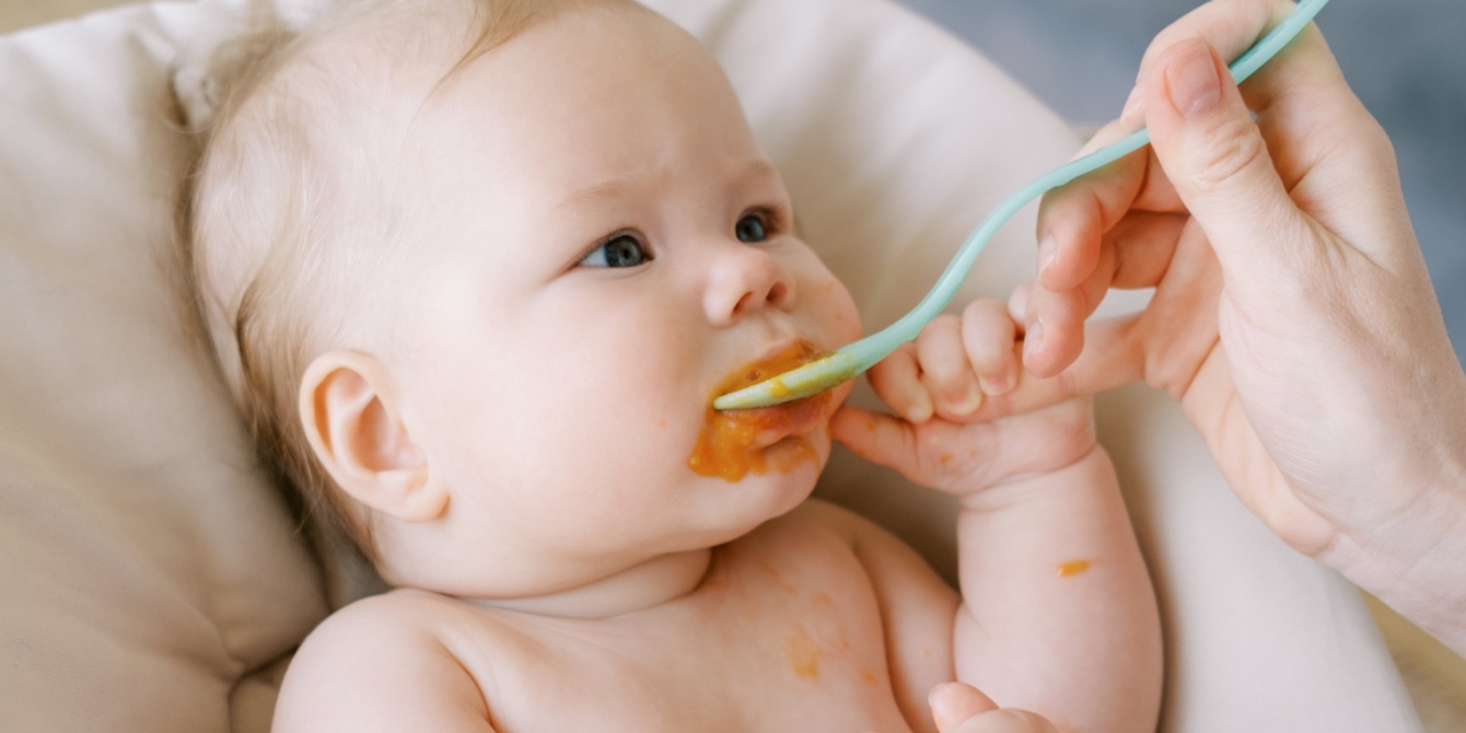 How to Start Baby on Solids with Spoon Feeding