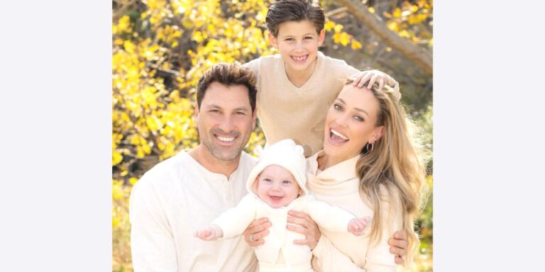 Peta Murgatroyd and Maks Chmerovsky family