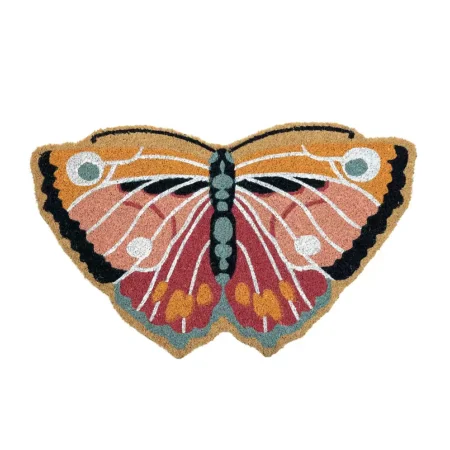 Spring Coir Butterfly Shaped Doormat