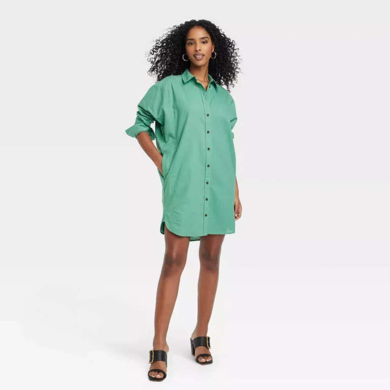 Universal Thread Long Sleeve Mini Shirtdress